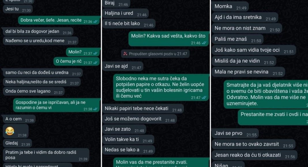 šef seksualno uznemiravanje