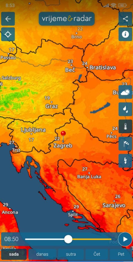 aplikacije za vremensku prognozu